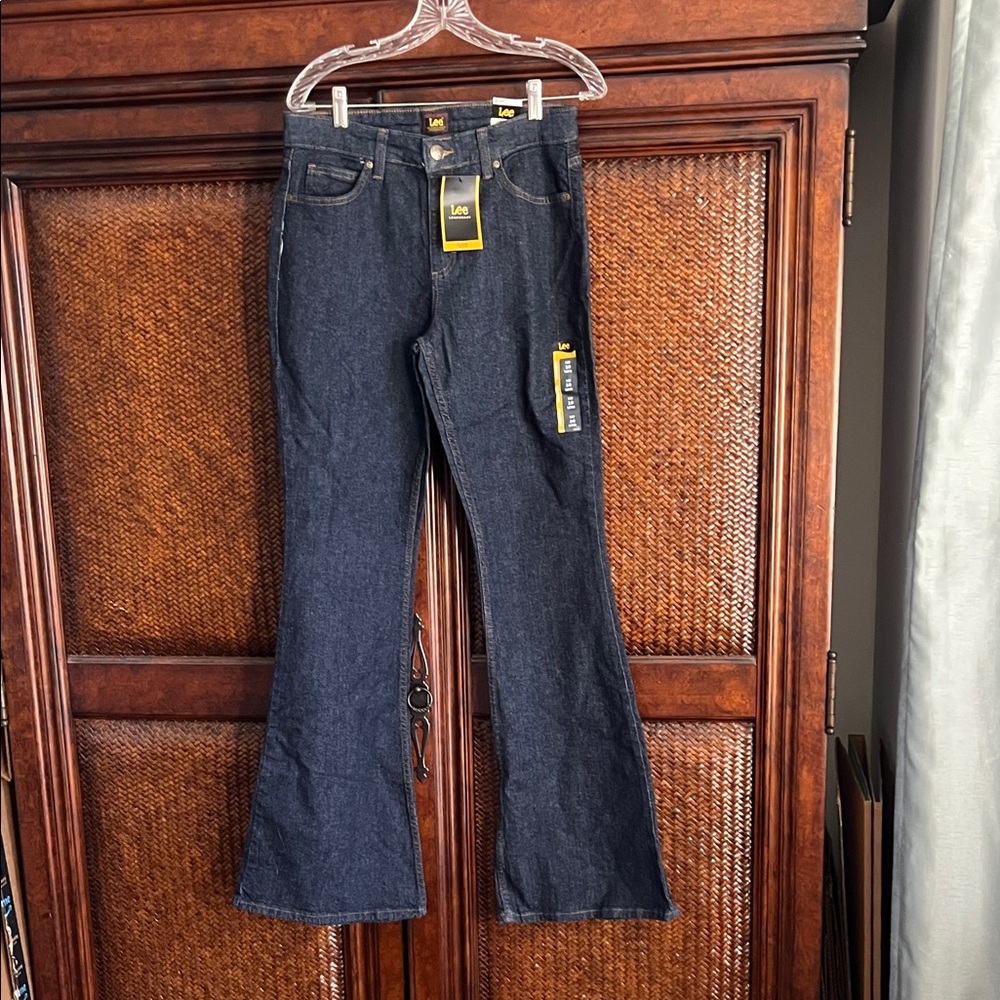 Lee Women's Dark Blue Flare Jeans